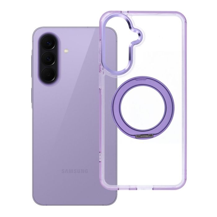 Obal Frame Circle Stand MagSafe Samsung Galaxy A57 5G A576 fialový