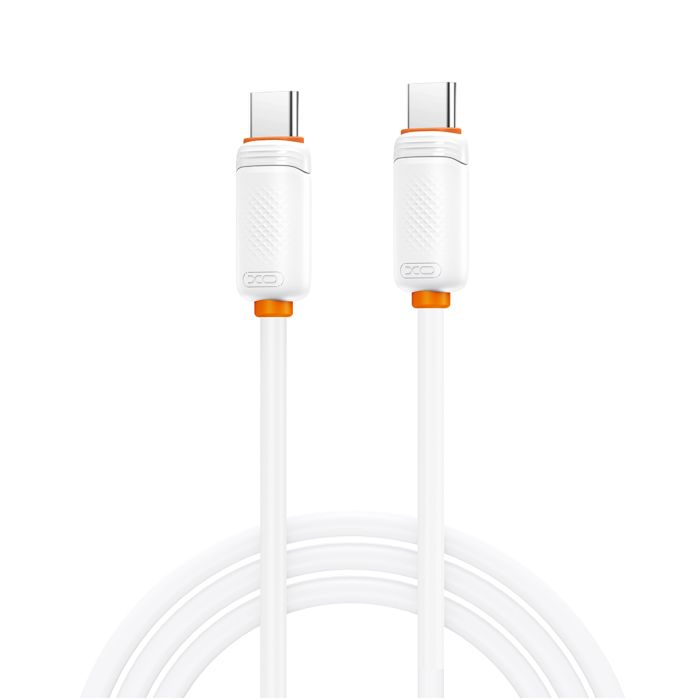 XO NB-Q298, USB-C/USB-C PD 240W, 1.0m, biely