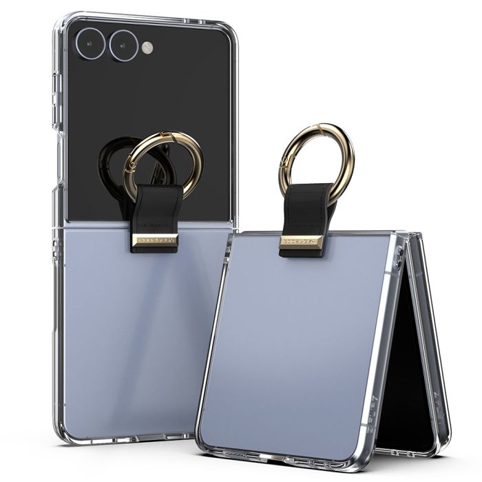 Mercury Golden Bell TPC Samsung Galaxy Z Flip 8 F776 - transparentno-čierne