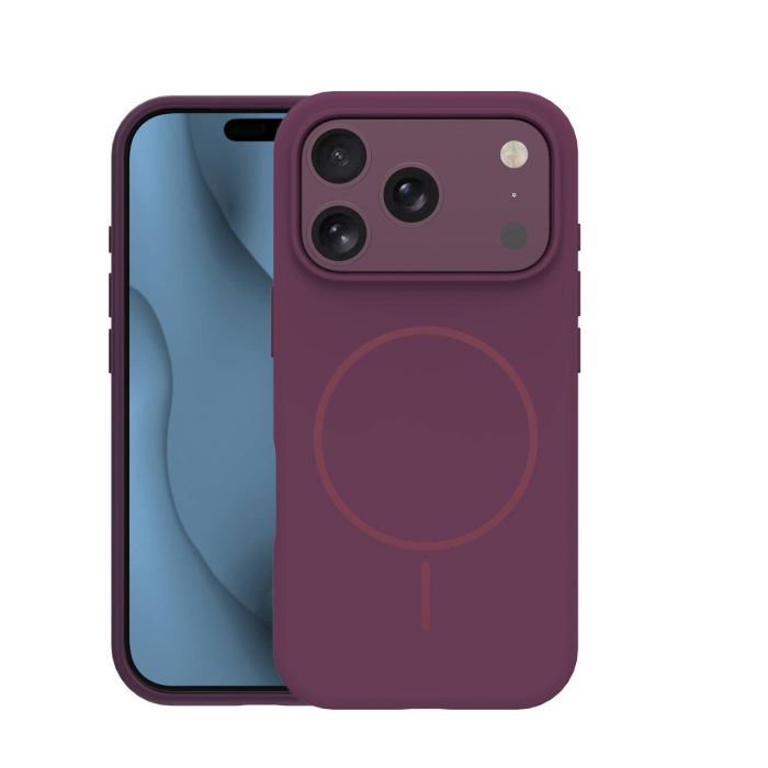 Obal Silicone Thin Mag Apple iPhone 17 Pro Max/18 Pro Max fialový