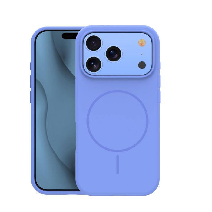 Obal Silicone Thin Mag Apple iPhone 17 Pro Max/18 Pro Max modrý