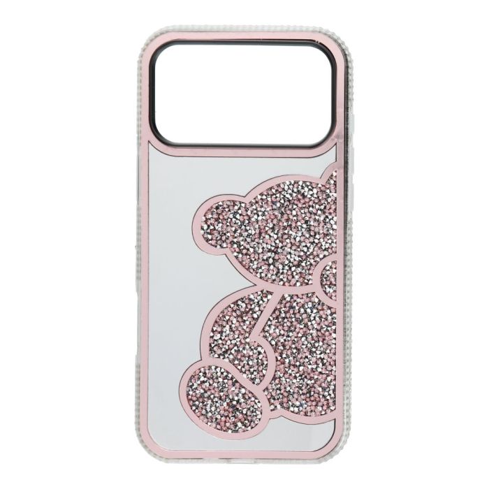 Obal Teddy Bear Apple iPhone 17 Pro Max/18 Pro Max ružový