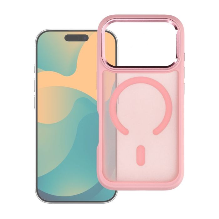 Obal Forcell F-Protect Smoke Hybrid Premium MagSafe Apple iPhone 17 Pro/18 Pro ružový