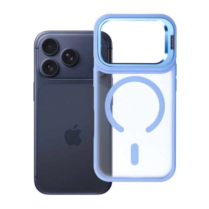 Obal Forcell F-Protect Shadow Stand Premium MagSafe Apple iPhone 17 Pro/18 Pro modrý