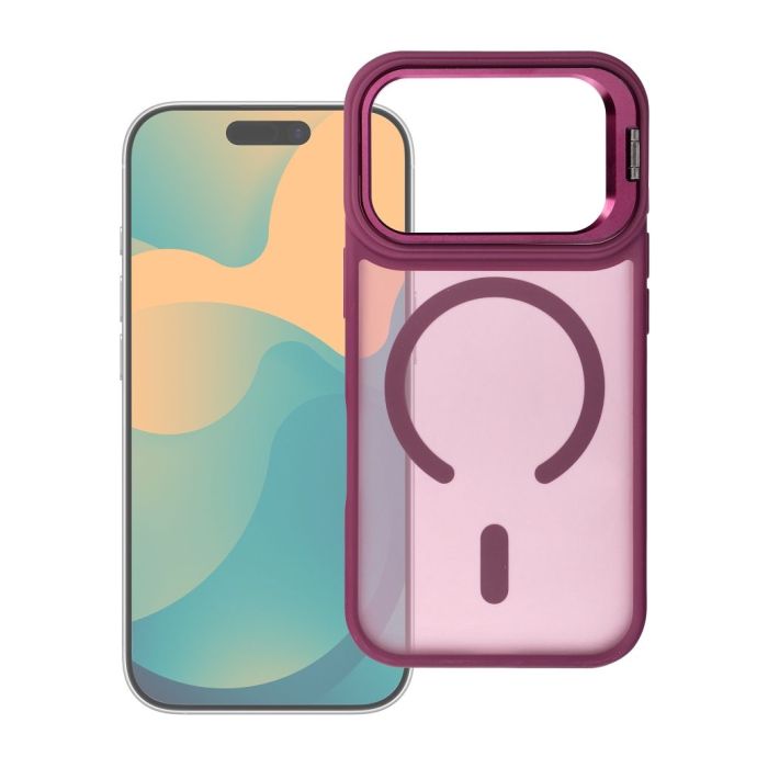 Obal Forcell F-Protect Shadow Stand Premium MagSafe Apple iPhone 17 Pro/18 Pro fialový