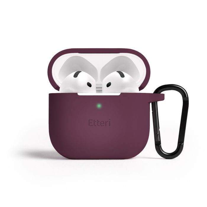 Obal Etteri Silicone Apple AirPods 4 fialový