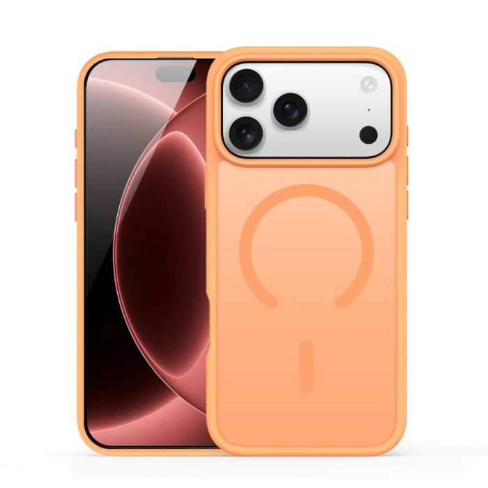 DUX DUCIS YIND MagSafe TPU/TPC  iPhone 18 Pro/17 Pro (Open Ring Version) - oranžové