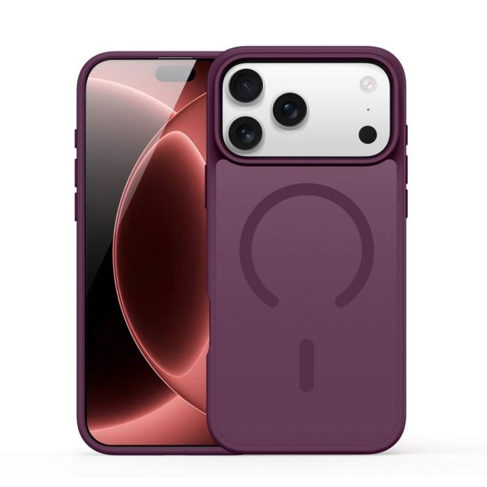 DUX DUCIS YIND MagSafe TPU/TPC  iPhone 18 Pro Max/17 Pro Max (Open Ring Version) - cherry (červená)
