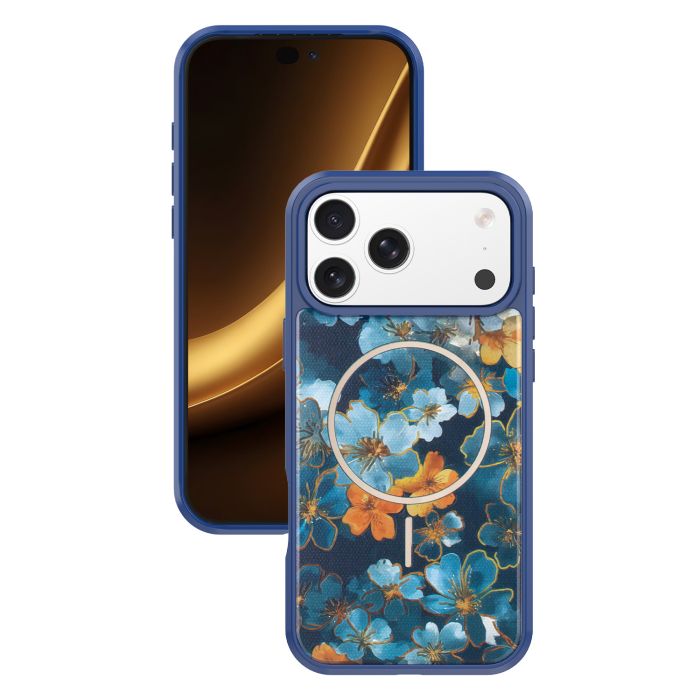 Obal Golden Autumn Apple iPhone 17 Pro/18 Pro modrý