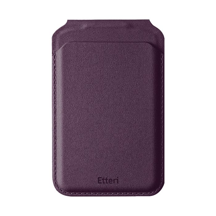 Etteri Trio Mag Wallet Stand, magsafe peňaženka so stojanom, fialová