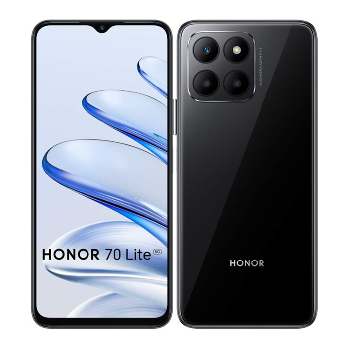 Honor 70 lite 5G 4GB/128GB Midnight Black Nový z výkupu