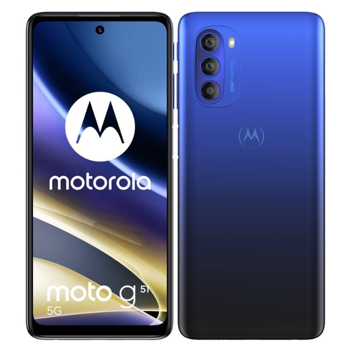 Používaný Motorola Moto G51 5G 4GB/64GB Indigo Blue Trieda A