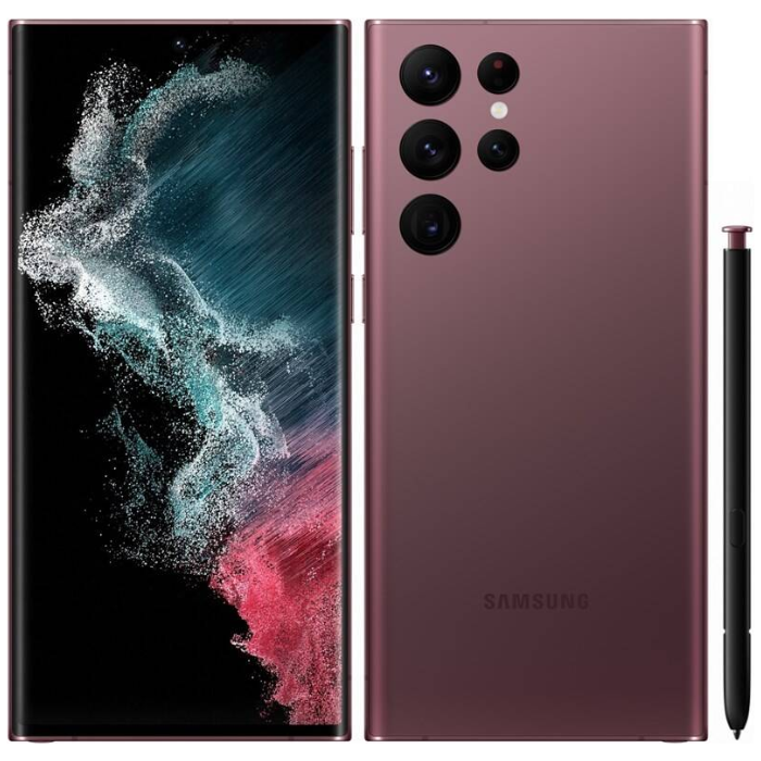 Používaný Samsung Galaxy S22 Ultra S908 12GB/256GB Burgundy Trieda B