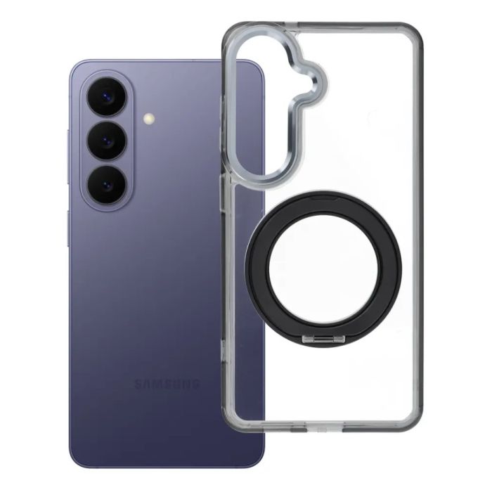 Obal Frame Circle Stand MagSafe Samsung Galaxy S26 5G S942 čierny