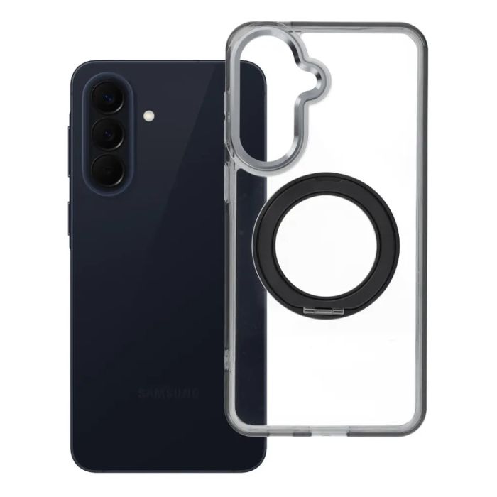Obal Frame Circle Stand MagSafe Samsung Galaxy A57 5G A576 čierny