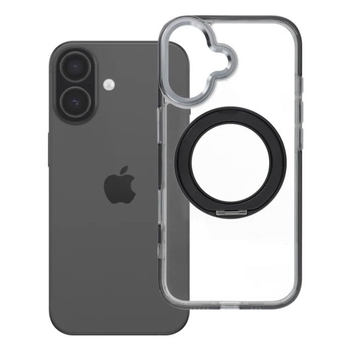 Obal Frame Circle Stand MagSafe Apple iPhone 17 čierny
