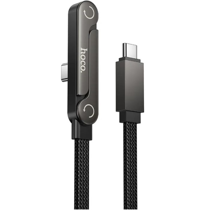 Hoco U150, USB-C/USB-C PD 60W, 1.2m, čierny