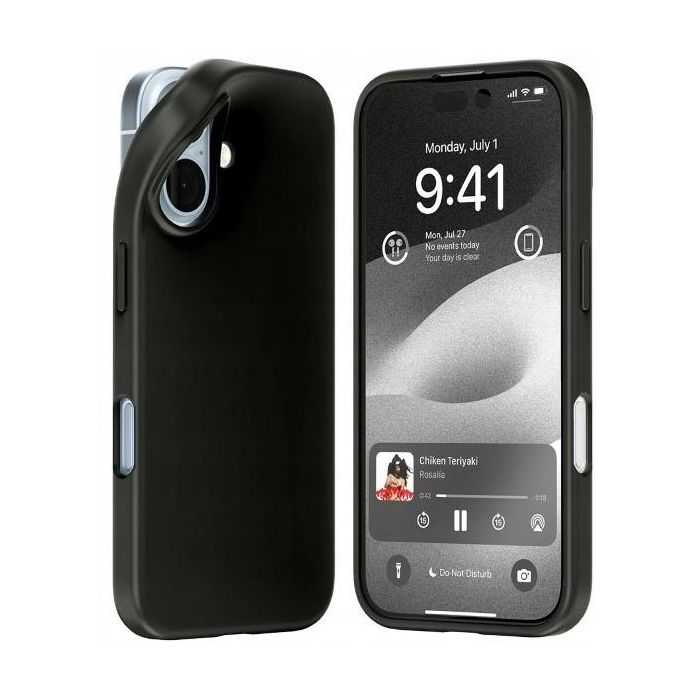 Obal Mercury Soft Apple iPhone 16 čierny