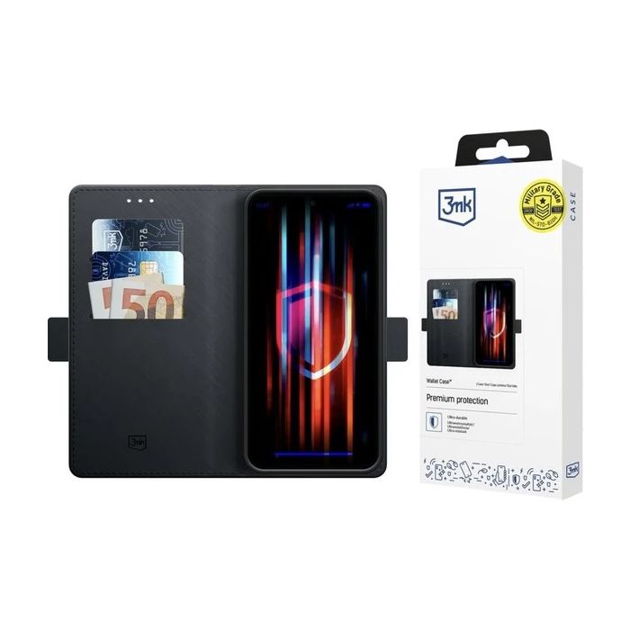 Obal 3MK Wallet Book Xiaomi 17 Ultra čierny