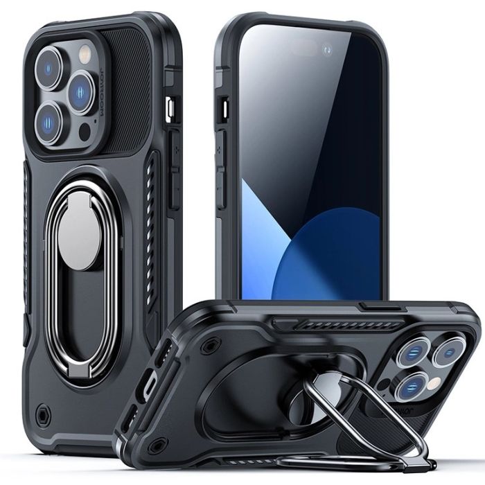 Obal Joyroom Dual Hinge Armored Apple iPhone 14 Pro čierny