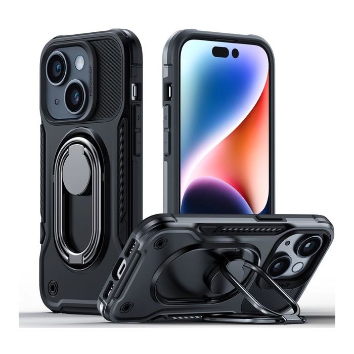 Obal Joyroom Dual Hinge Armored Apple iPhone 14 čierny