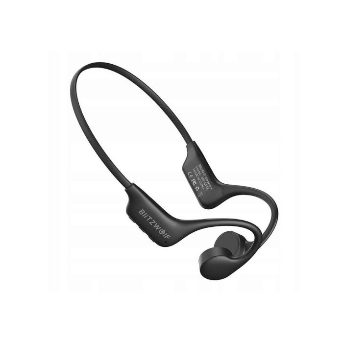 Blitzwolf BW-BTS8, bone conduction headphones, IPX8 BT 5.3, čierne