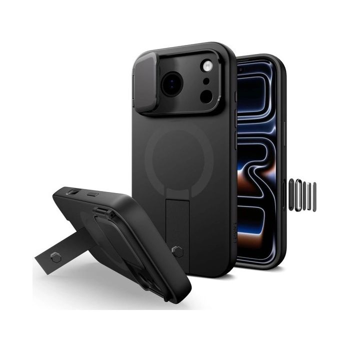 Obal Tech-Protect Kevlar Aura MagSafe Apple iPhone 17 Pro čierny