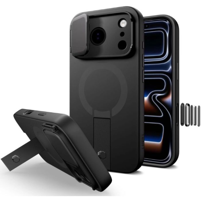Obal Tech-Protect Kevlar Aura MagSafe Apple iPhone 17 Pro Max čierny