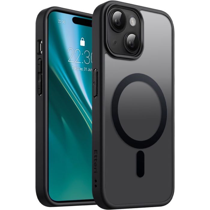 Obal Etteri Matt Mag case Apple iPhone 16 Pro Max black