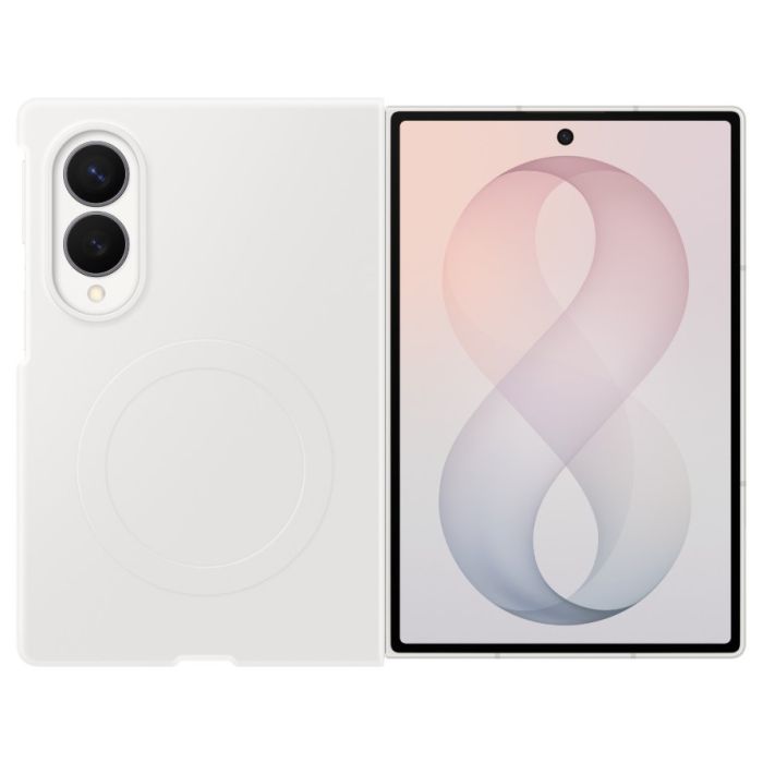 Obal Samsung Silicone Magnetic Samsung Galaxy Z Fold8 5G F971 EF-EF971CWE biely