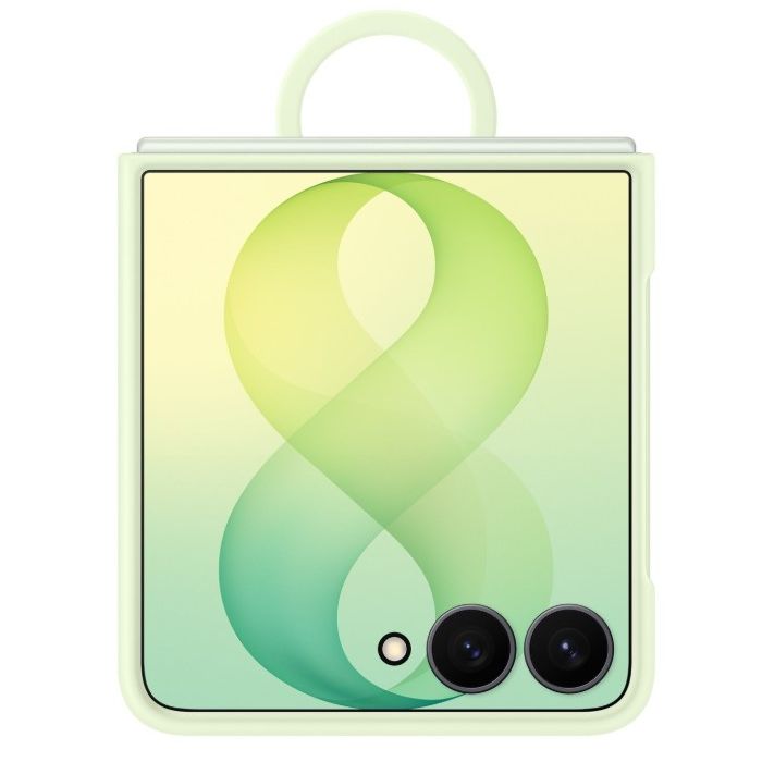 Obal Samsung Silicone Magnetic Ring Samsung Galaxy Z Flip8 5G F776 EF-EF776CGE zelený