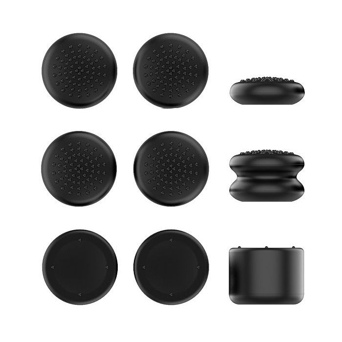iPega SW2026B silikónové krytky ovládacích páčiek JoyCon ovládača pre Nintendo Switch 2 čierne (6ks)