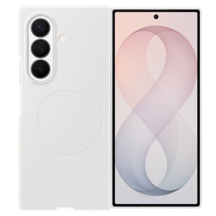 Obal Samsung Silicone Magnetic Samsung Galaxy Z Fold8 Ultra 5G F976 EF-EF976CWE biely