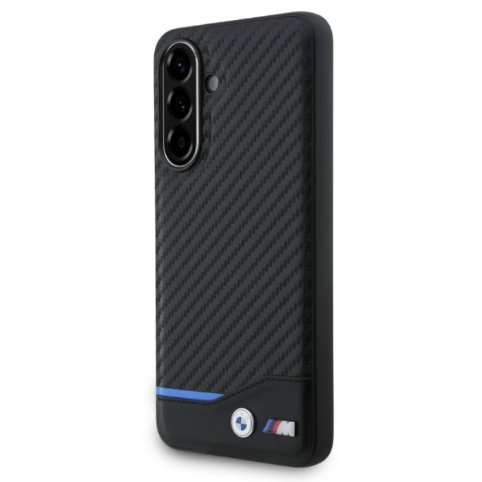 Obal BMW M PU Carbon Samsung Galaxy A56 5G A566 BMHCSA5622NBCK čierny