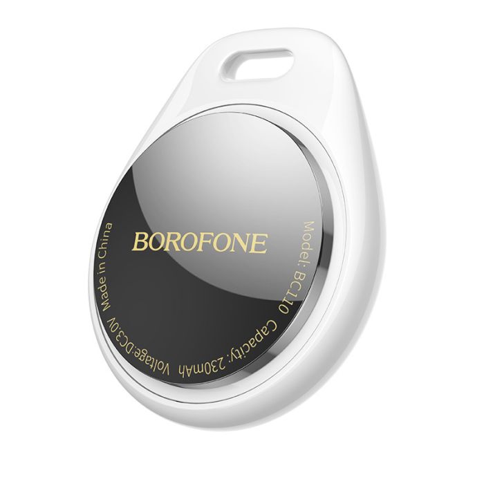 Borofone Find Dual Tracker BC110 (Dual Apple & Android) biely