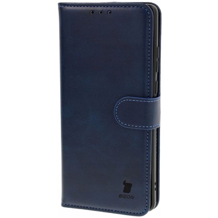 Obal Bison Pocket Book Motorola Edge 50 Fusion modrý