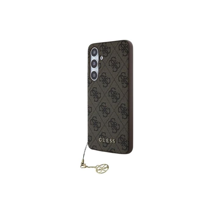 Obal Guess 4G Charm Samsung Galaxy S24 FE 5G S721 GUHCS24FEGF4GBR Brown