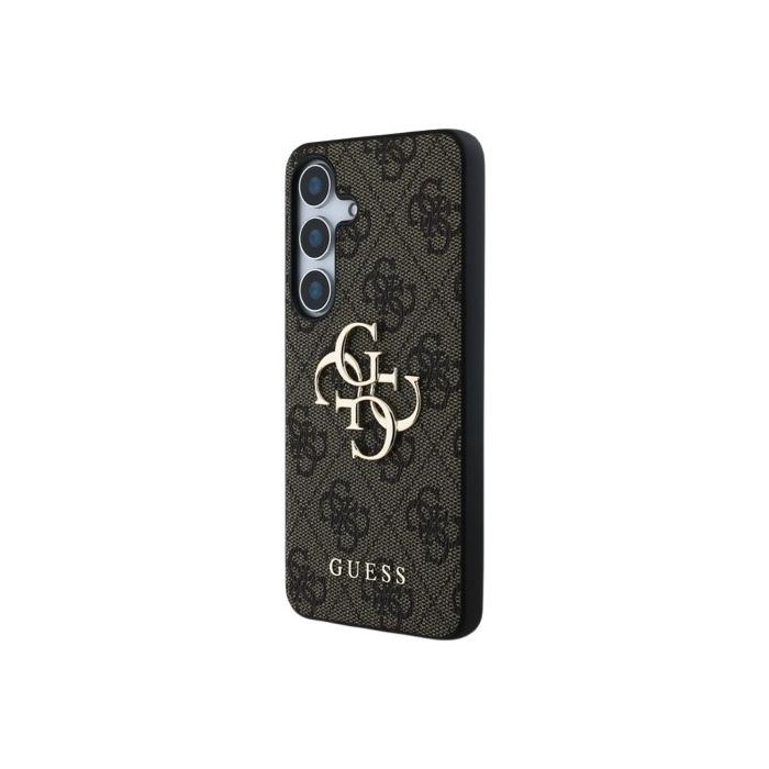 Obal Guess PU 4G Metal Logo Samsung Galaxy S25 5G S931 GUHCS25S4GMGBR Brown
