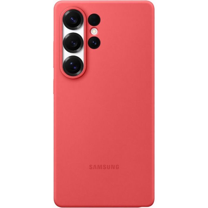 Obal Samsung Silicone Cover Samsung Galaxy S25 Ultra 5G S938 EF-PS938CRE Red