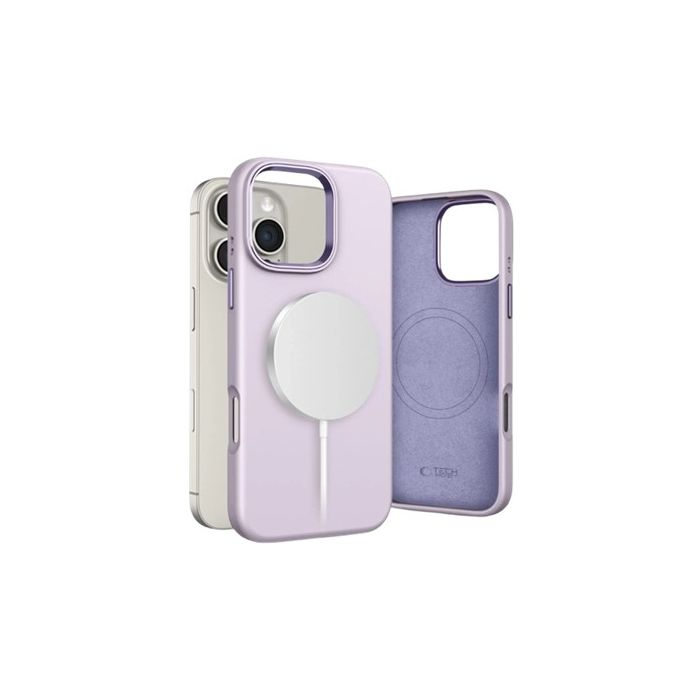 Obal Tech-Protect Silicone Pure MagSafe Apple iPhone 16 Pro Max Mauve
