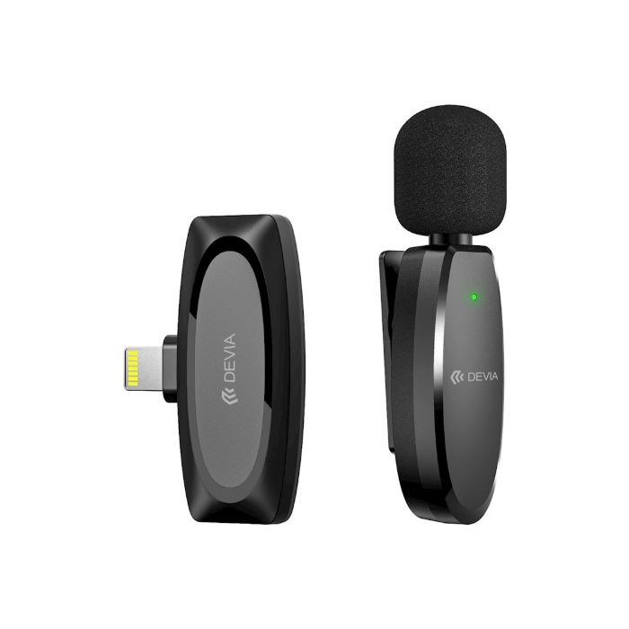 Devia Kintone Lightning, mikrofón pre smartfón, čierny