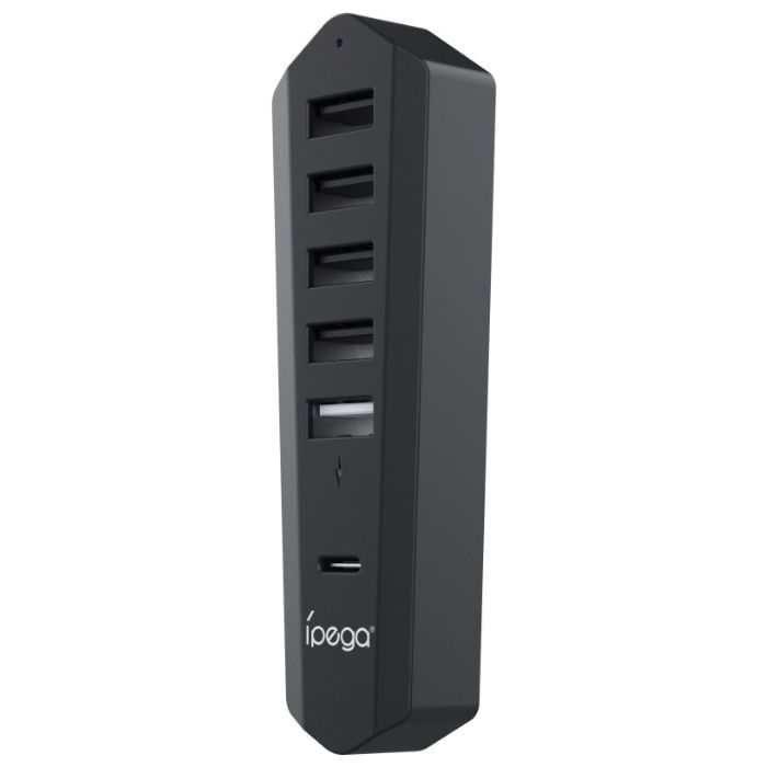 iPega P5S003, USB/USB-C HUB PS5 Slim Black