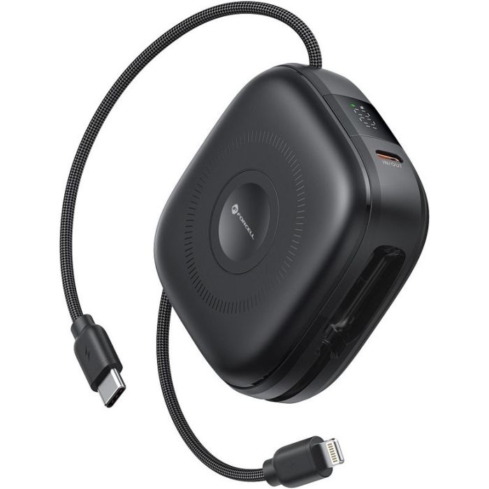 FORCELL F-ENERGY F10K5 MagSafe PD3.1 QC3.0 3A 22,5W 10000 mAh black