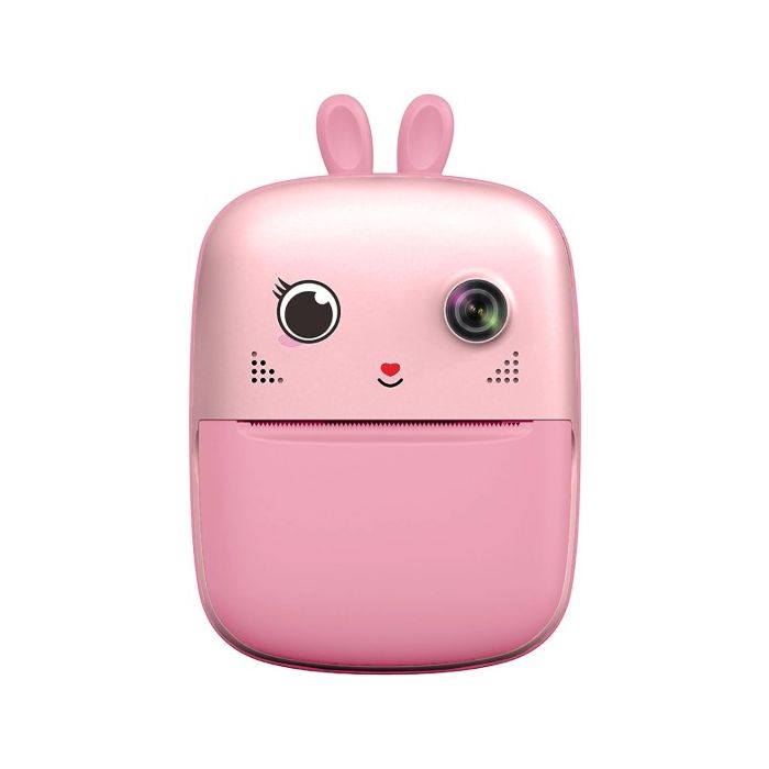HURC10R Mini termálna fototlačiareň pre deti, nahrávanie videa, ružová