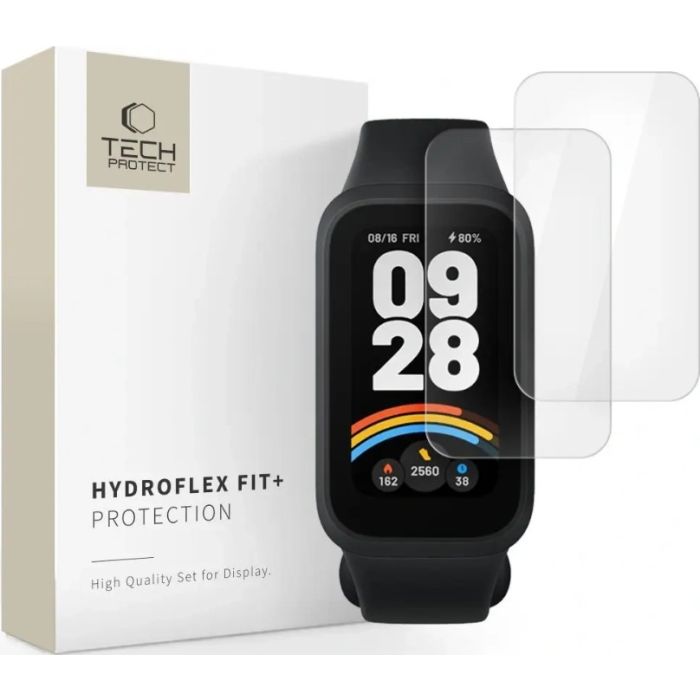Tech-Protect Hydroflex Fit+ Xiaomi Smart Band 9 Active Clear (2ks)