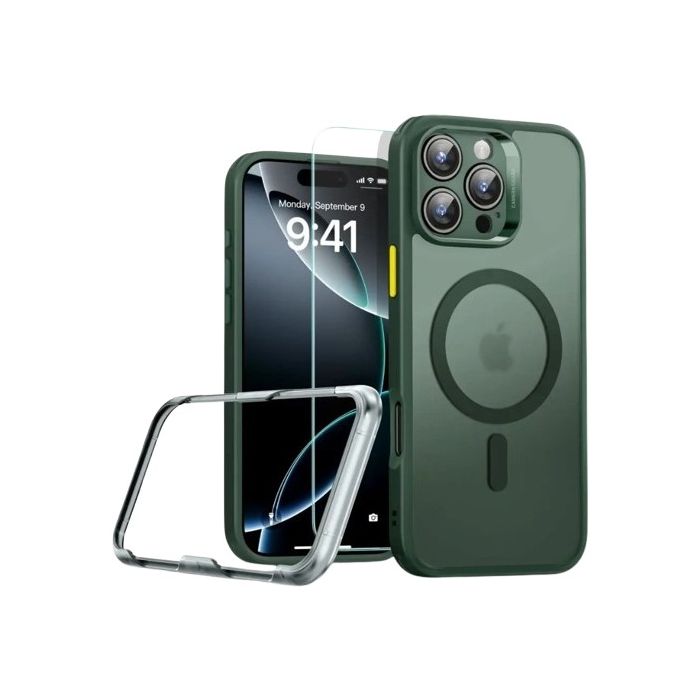 Obal ESR Classic Pro Set Halolock MagSafe Apple iPhone 16 Pro Max Frosted Green