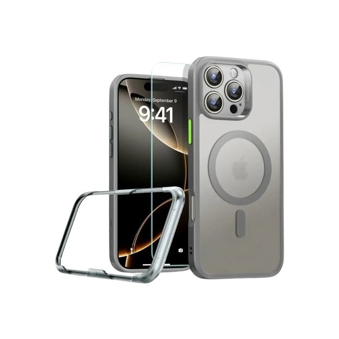 Obal ESR Classic Pro Set Halolock MagSafe Apple iPhone 16 Pro Max Frosted Grey