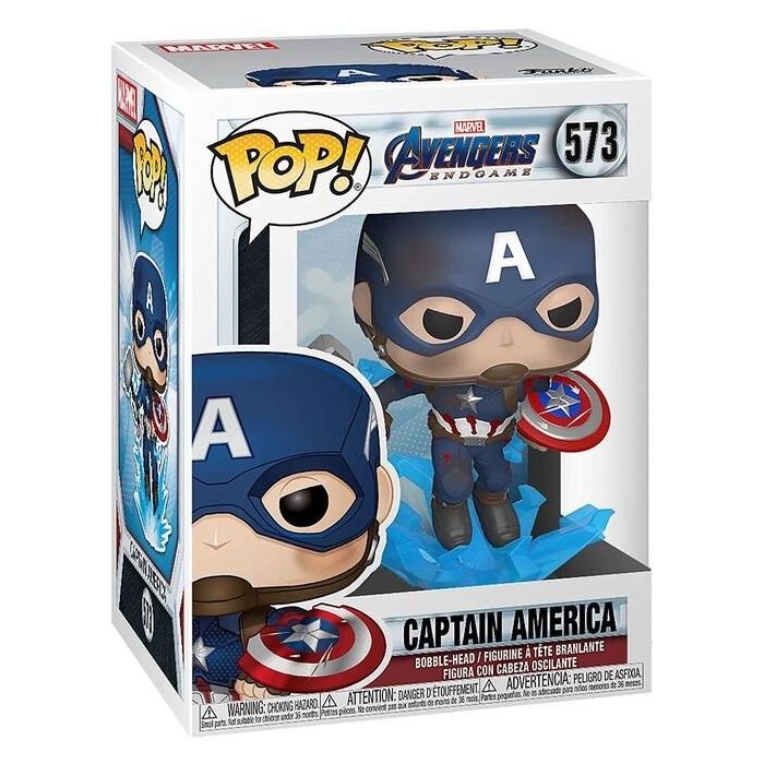 POP! Captain America with Broken Shield and Mjölnir (Avengers Endgame)