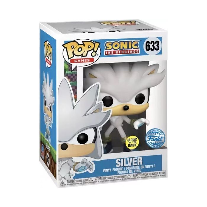 POP! Games: Silver (Sonic The Hedgehog) Special Edition (Glows in The Dark)
