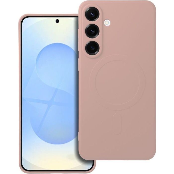 Obal SILICONE MAG COVER MagSafe Samsung Galaxy A36 5G A366 ružový